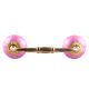 Solid Dark Neon Pink Ceramic Bridge Handle